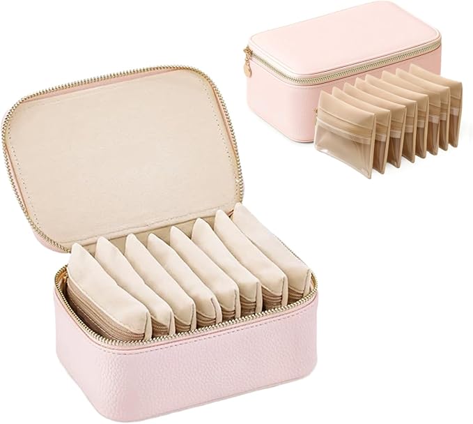 Jewelry Box Organizer for Women, Small Travel Jewelry Case, Mini Travel Jewelry by Unknown