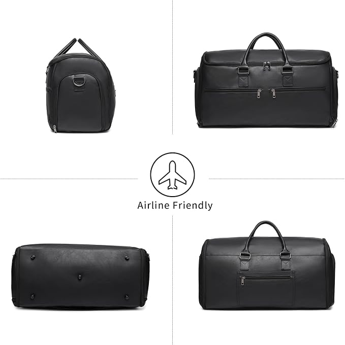 Carry On Garment Bag for Travel, Convertible Travel Garment Bag for Men Women - Image 7