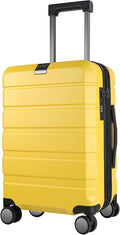 KROSER Hardside Expandable Carry On Luggage by KROSER