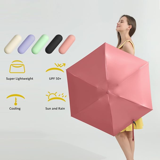 BAODINI Travel Mini Umbrella for Purse - Image 4