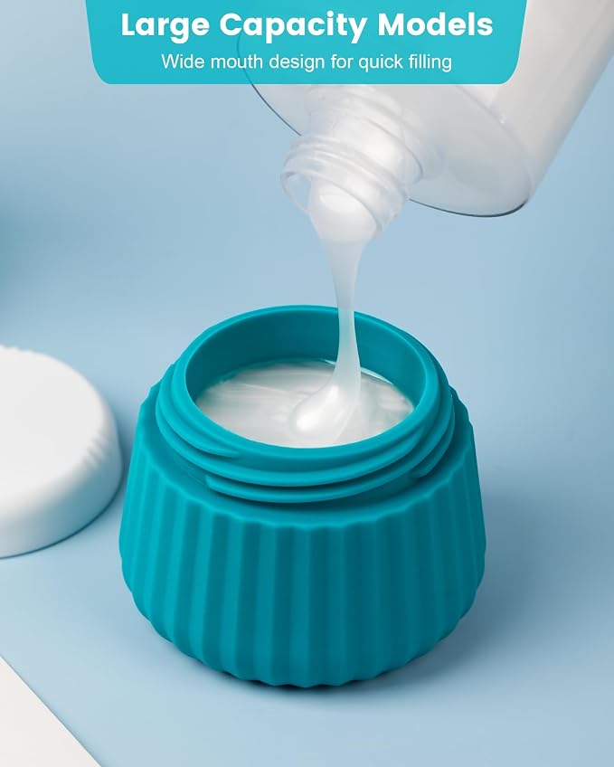 Travel Containers for Toiletries 4 Pack, TSA Approved Travel Size Toiletries - Image 3