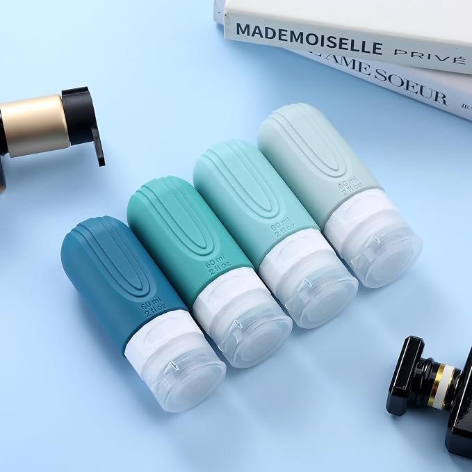 Travel Bottles for Toiletries, Tsa Approved 2oz Travel size Bottles, BPA Free - Image 8