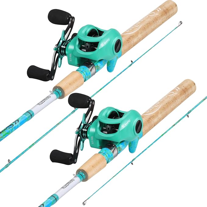 Sougayilang Fishing Rod and Reel Combo, 2-Piece 5-Foot 6-Inch Graphite & - Image 2