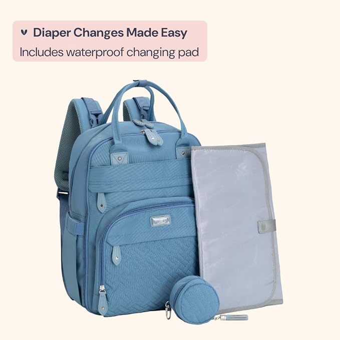 BabbleRoo Diaper Bag Backpack - Image 8