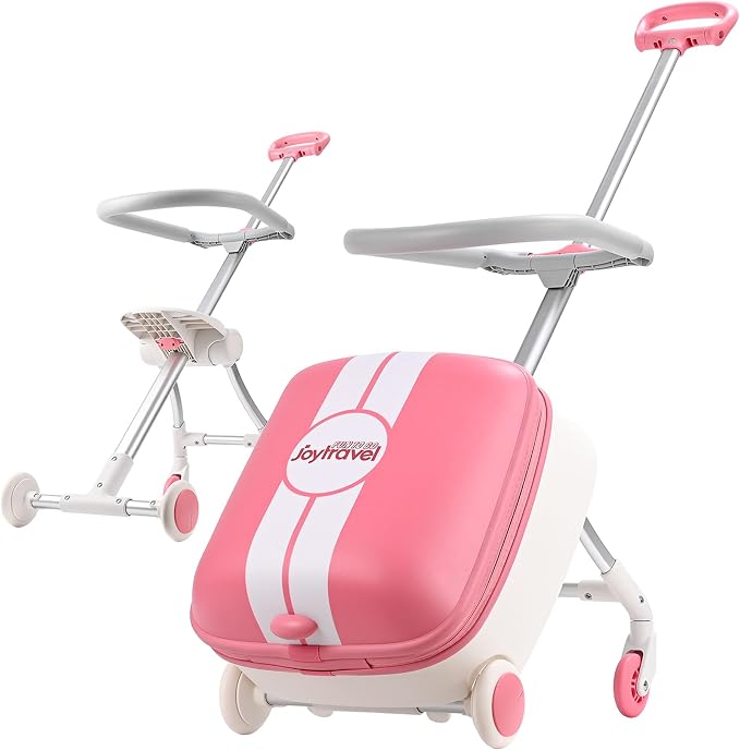 Kids Ride-on Luggage with Spinner Wheels Suitcase, Kid's Ride-On Suitcase Help by Joytravel