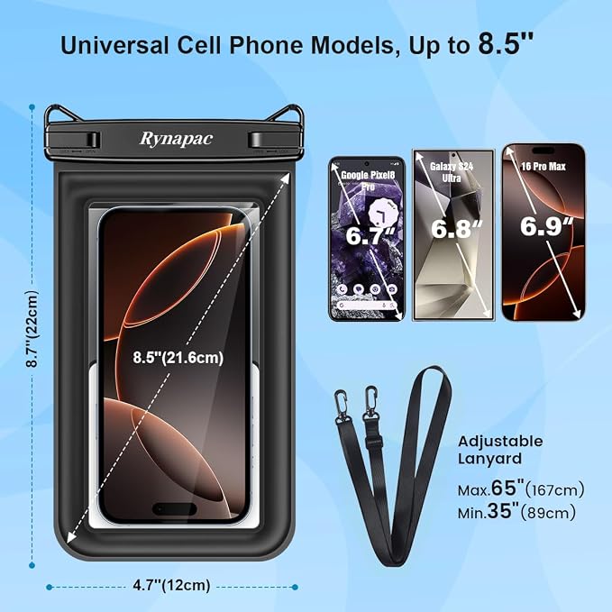 Floating Waterproof Phone Pouch 2 Pack - Image 5