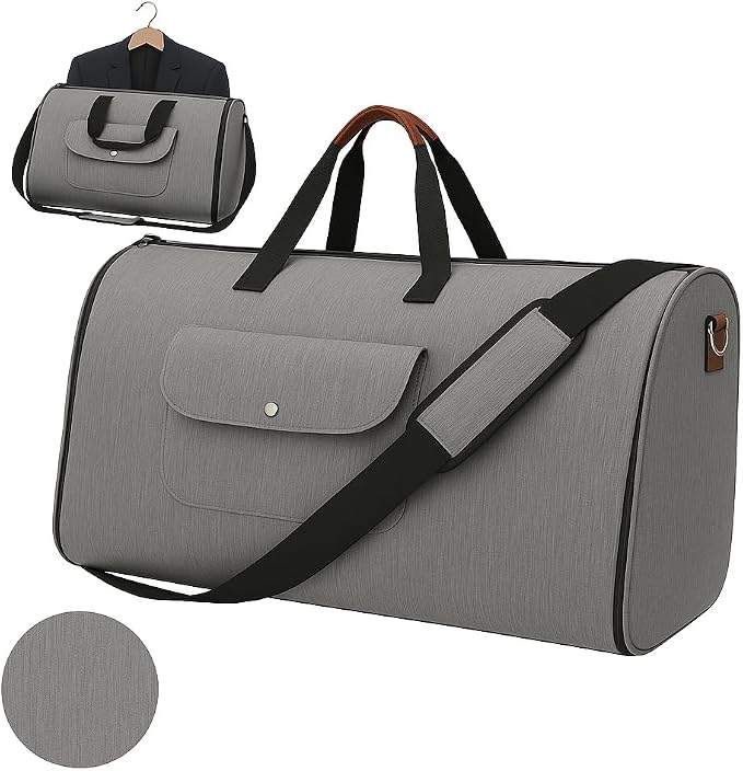 Convertible Garment Bag for Travel – 2 in 1 Carry On Duffel Suit Bag - Image 2