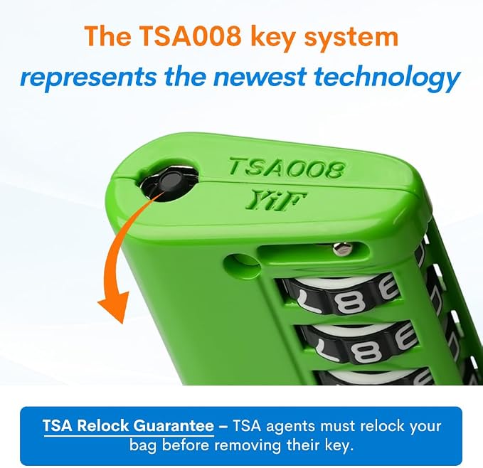 Forge TSA Approved Luggage Locks 4 Digit Combination TSA Travel Locks - Image 3