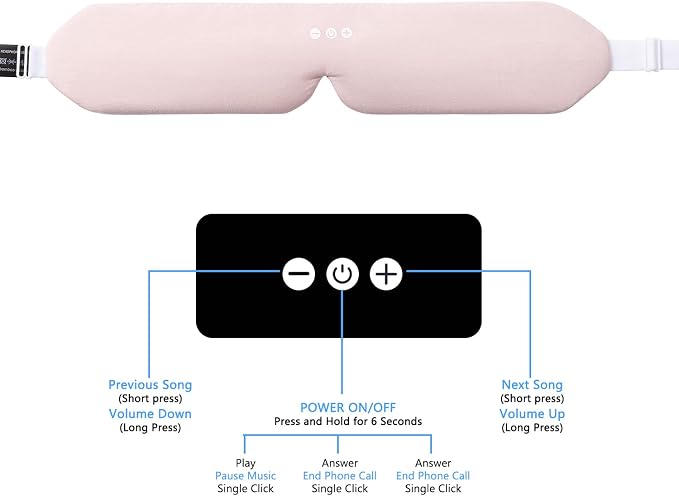 ALASKA BEAR Sleep Headphone Headband Bluetooth 5.2 HD Stereo Noise Reduction - Image 4