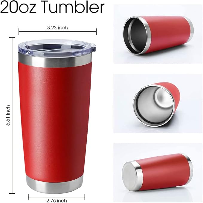 HASLE OUTFITTERS 20oz Tumblers Stainless Steel Mugs - Image 2