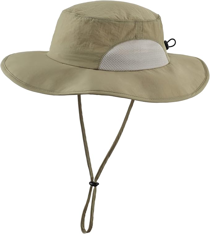 Home Prefer UPF50+ Mens Sun Hat Wide Brim Fishing Hat by HomePreferHatsCaps