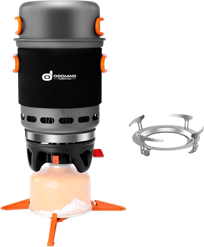 Odoland Heat Exchange Camping Pot by Odoland