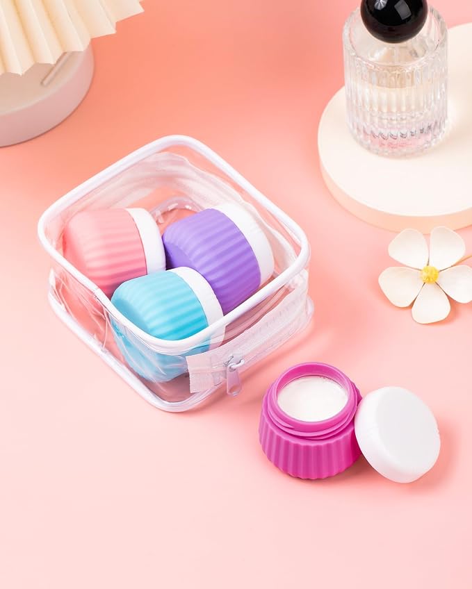 Travel Containers for Toiletries 4 Pack, TSA Approved Travel Size Toiletries - Image 8
