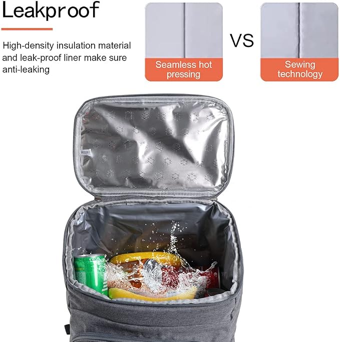 CODOBON Cooler Backpack 20L Insulated Backpack Coolers Lightweight Leak-Proof - Image 6
