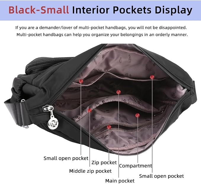 MINTEGRA Women Shoulder Handbag Roomy Multiple Pockets Bag Ladies Crossbody - Image 5