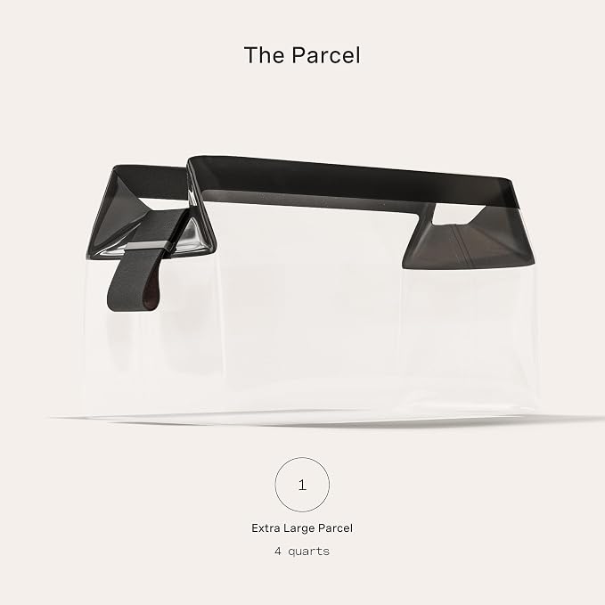 Cadence Parcel - Clear Kit - Durable and Leak-Resistant Travel Toiletry Kit - - Image 2