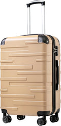 Coolife Luggage Suitcase Carry-on Hardside Travel Luggage TSA Lock Spinner by COOLIFE