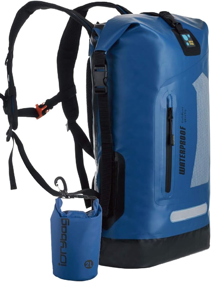 IDRYBAG Waterproof Backpack for Men 20L/30L/40L, Floating Dry Bag Kayak by iDrybag+