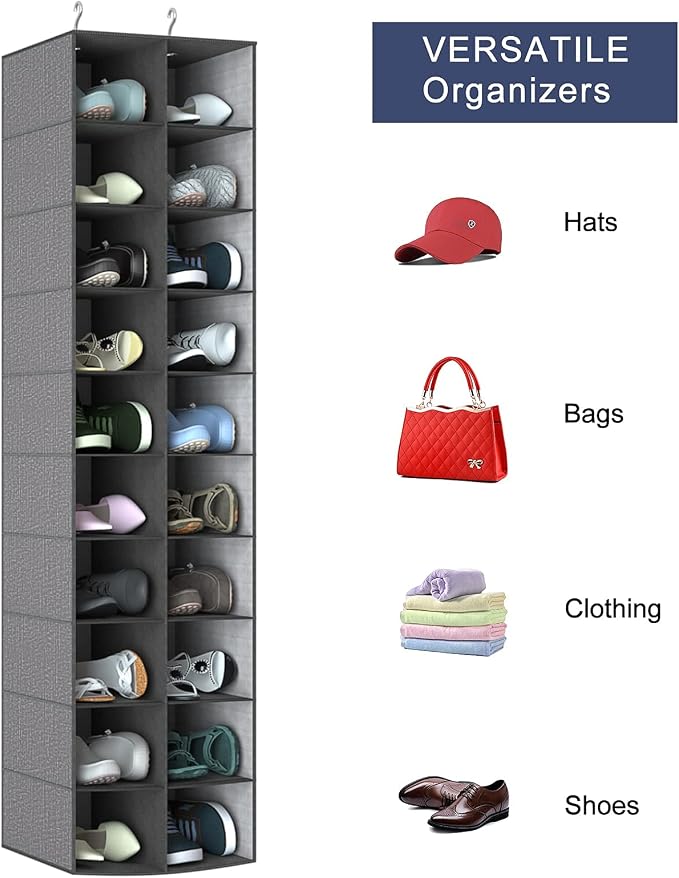 coastal rose Hanging Shoe Organizer - Image 7