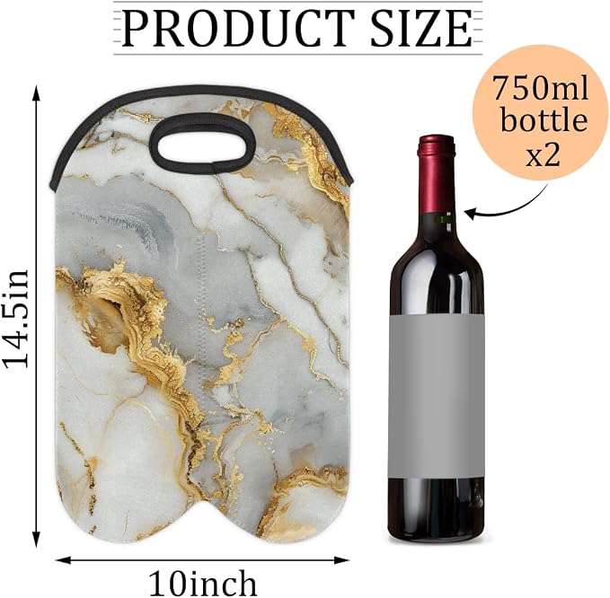 Wine Carrier Tote Personalized Bag - Image 2