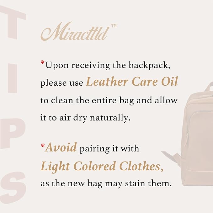 Leather Backpack for Men 15.6" Laptop Backpack 100% Madagascar top-Grain - Image 7