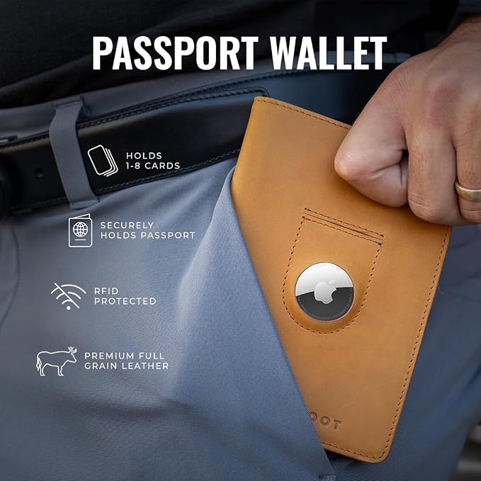 Kings Loot Passport Holder Wallet | RFID Protected Leather Travel Wallet - Image 6