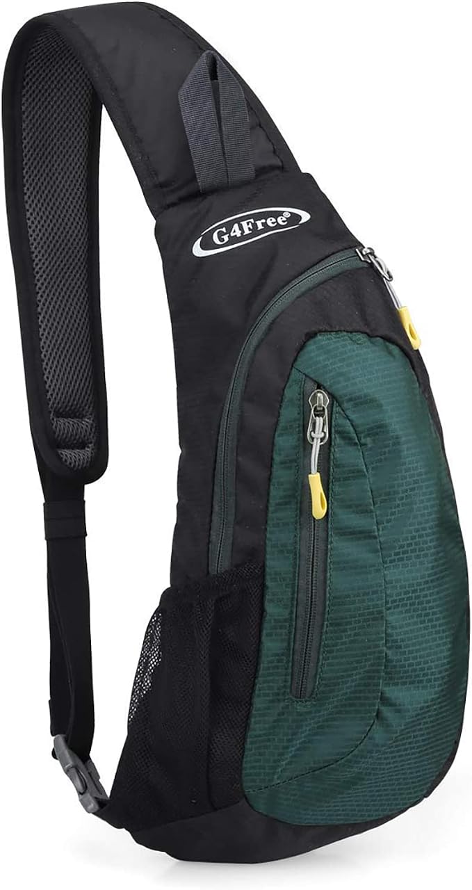 G4Free Sling Bag for Men Women, Small Crossbody Backpack Lightweight Chest by G4Free