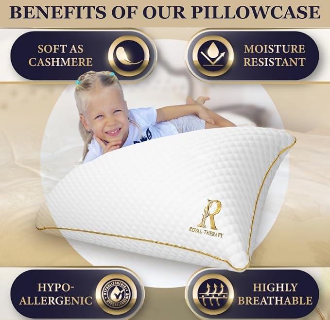 Royal Therapy King Size Pillows, Memory Foam Pillow - Image 7