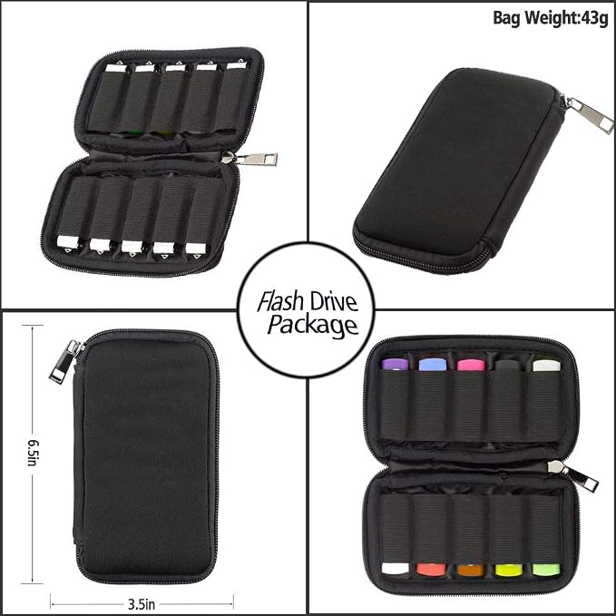 Flash Drive Case USB Storage Case JBOS USB Holder Storage Bag, Electronic - Image 4