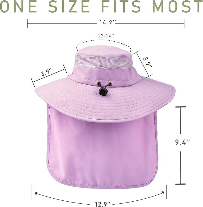 Fishing Hat Breathable Wide Brim Sun Hats - Image 6