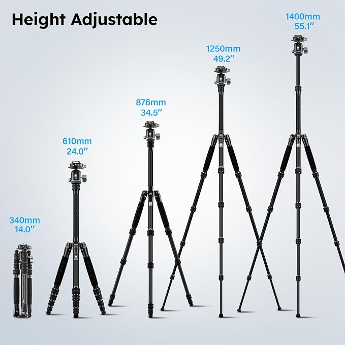 SIRUI Carbon Fiber Travel Tripod - Image 4