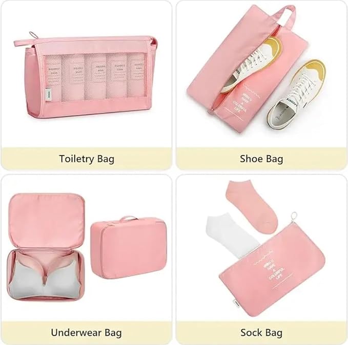 9 Set Packing Cubes for Suitcases, Aydicon Travel Luggage Packing Organizers - Image 7