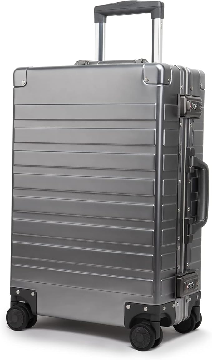 TRAVELKING All Aluminum Carry On Luggage by TRAVELKING