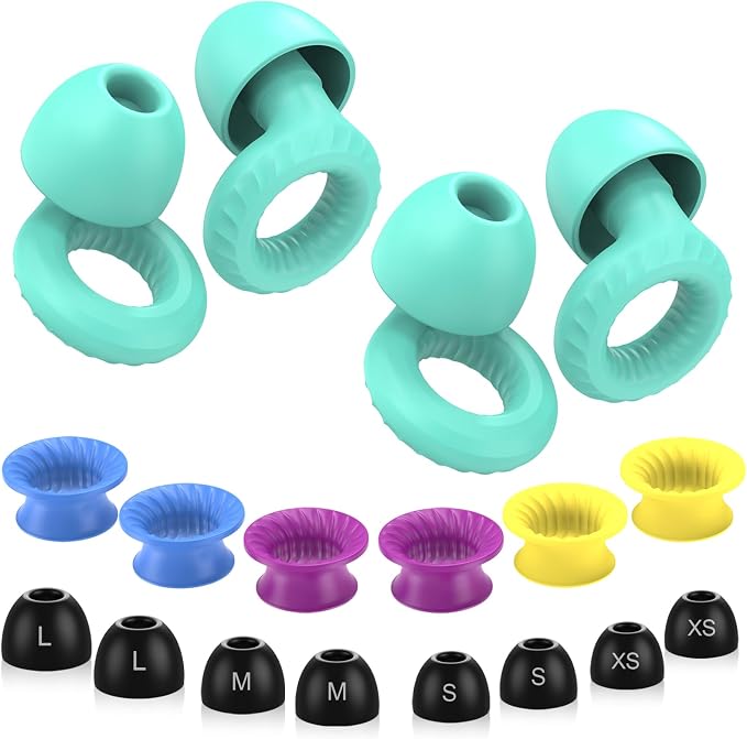 Ear Plugs for Sleeping Noise Cancelling -30dB, Deep Focus, Hearing Protection by SIXTHGU