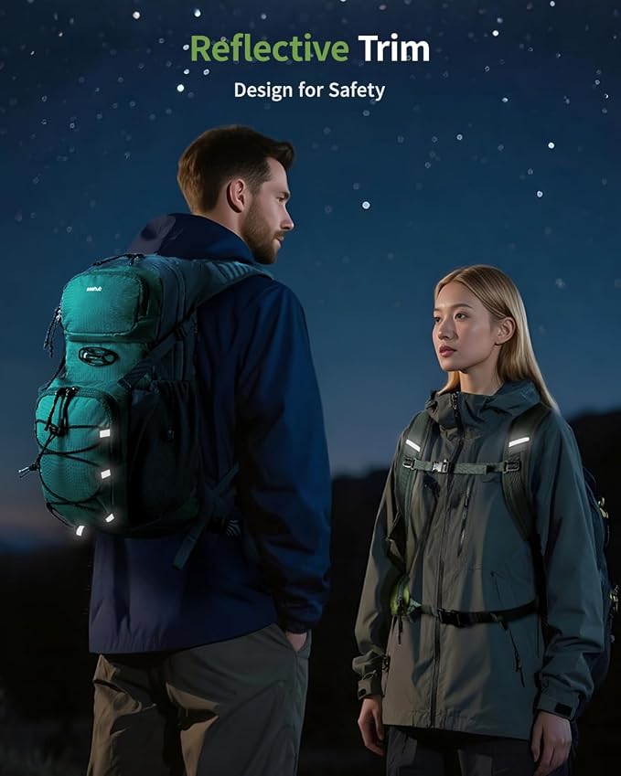 ECOHUB Hydration Backpack for Men Women, 20L Lightweight Hiking Daypack Cycling - Image 6
