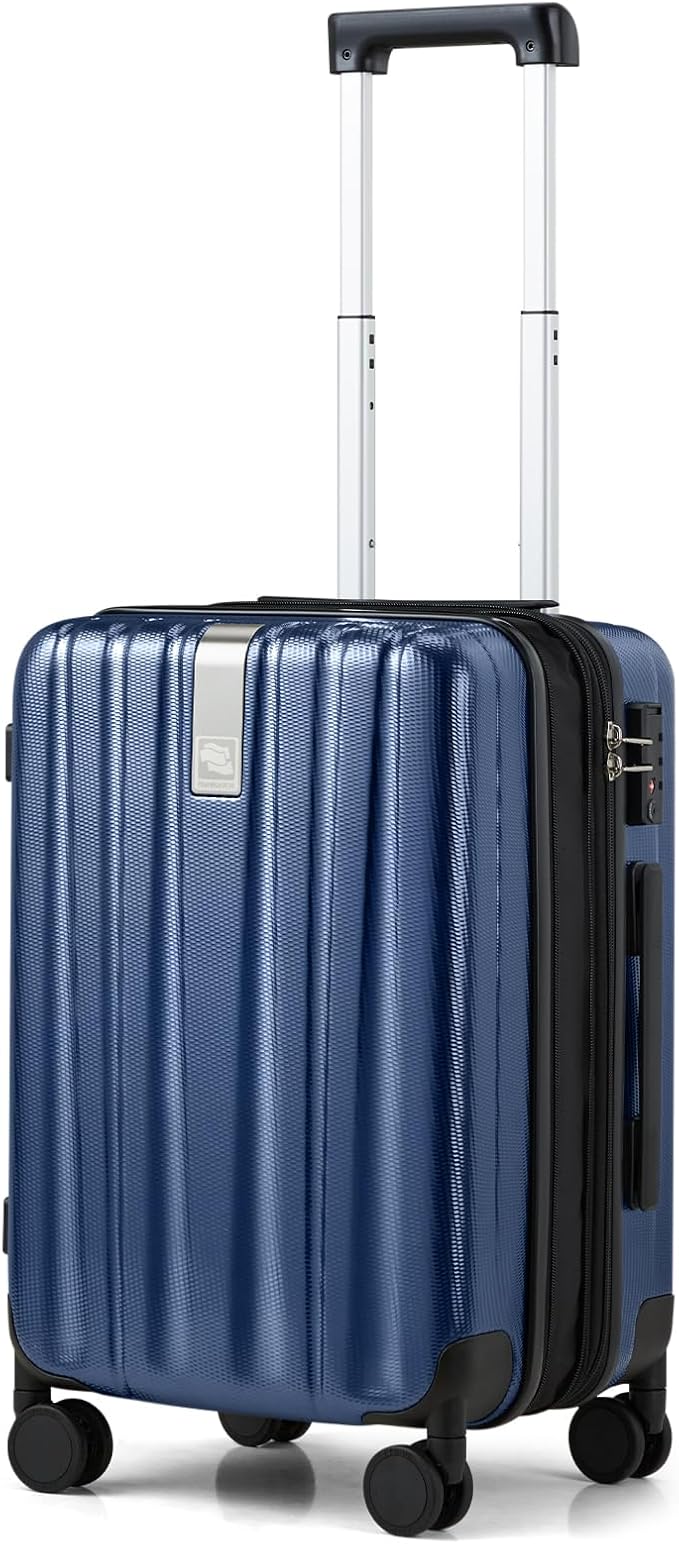 Hanke 20 Inch Expandable Carry on Luggage 22x14x9 Airline Approved Lightweight by Hanke