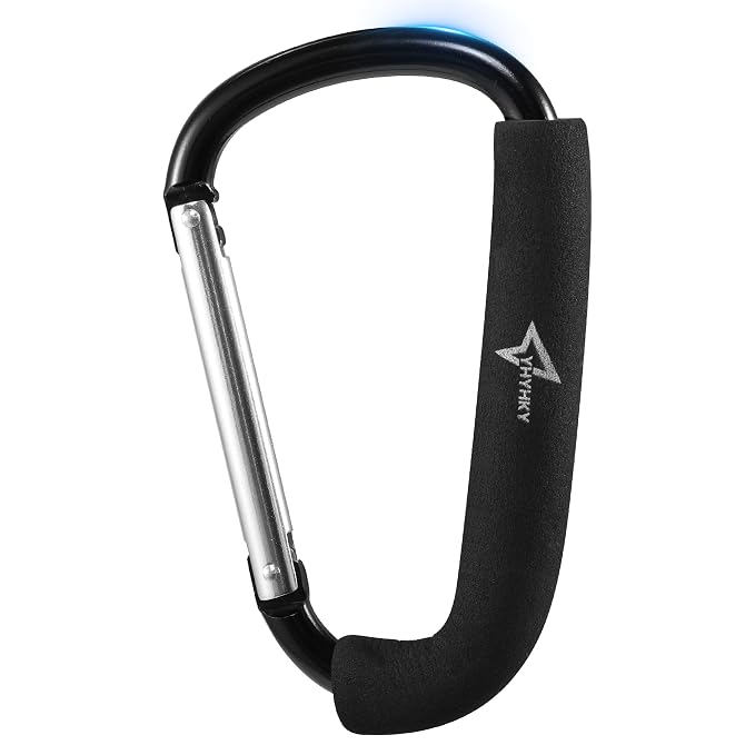 Stroller Hook, 6.3" Large Carabiner Clip by Unknown