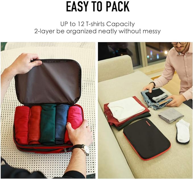 Bee Nesting Waterproof Compression Packing Cubes, Travel Packing organizers - Image 3