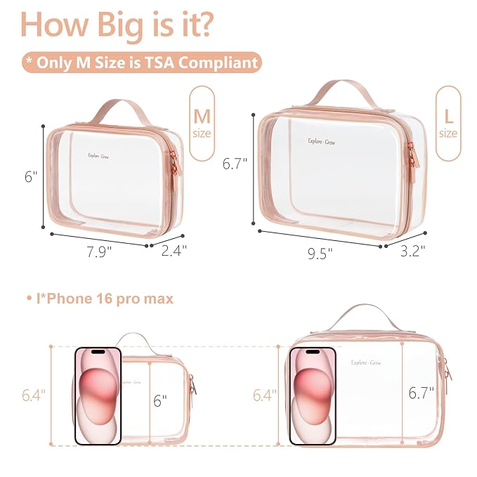 PACKISM Clear Makeup Bag - Image 3