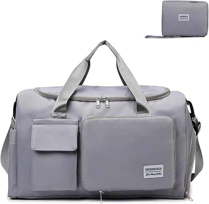 Multipurpose 20L Foldable Duffel Bag Gym Yoga Bag Carry-On Shopping Sack Travel by acdiac