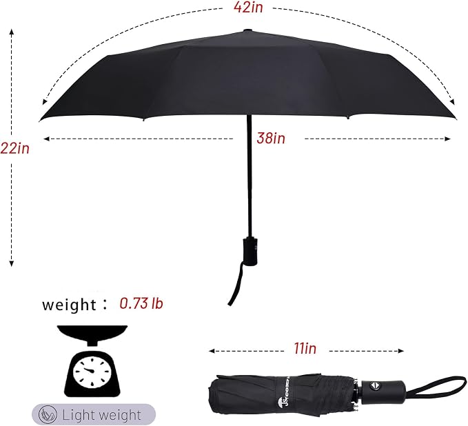 SY COMPACT Travel Umbrella Windproof Automatic Umbrellas Small Compact UV Sun - Image 4