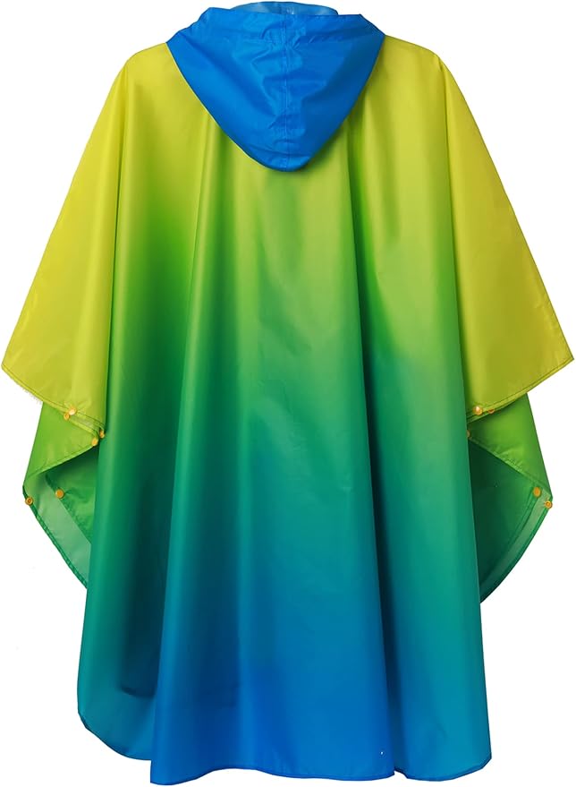 SaphiRose Rain Poncho Jacket Coat Hooded - Image 2