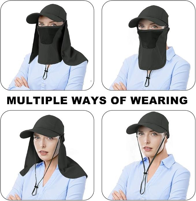 Foldable Sun Cap, Fishing Hats, UPF 50+ Protection Caps - Image 4