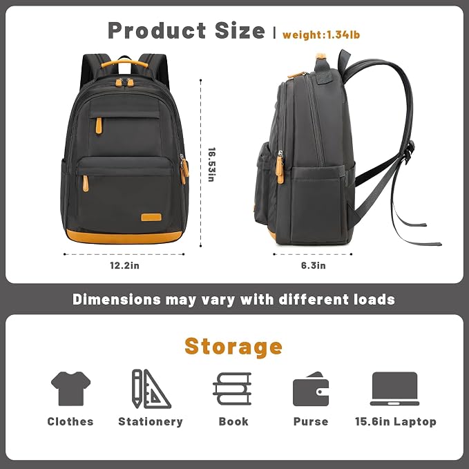 mygreen Stylish and Multifunctional Women's Laptop Backpack - Image 3
