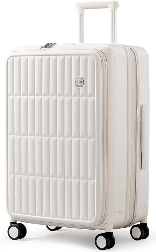 aji Expandable Top Open 24 Inch Checked Luggage by AJIVALUESTYLISHQUALITY