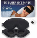 Sleep Mask with Earplugs & Zipper Bag 3D Memory Foam Eye Mask with Nose Support by Unknown