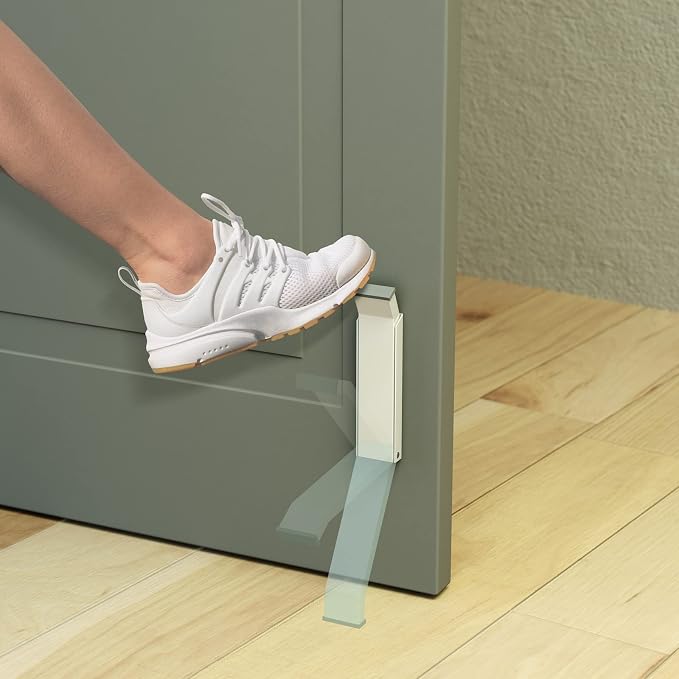 Door Stopper, Door Holder, No Drilling Door Stoppers, Easy Pedal Kick Down Door - Image 2