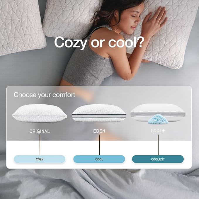 Coop Home Goods Original Cut-Out Adjustable Pillow, King Size Bed Pillows - Image 6