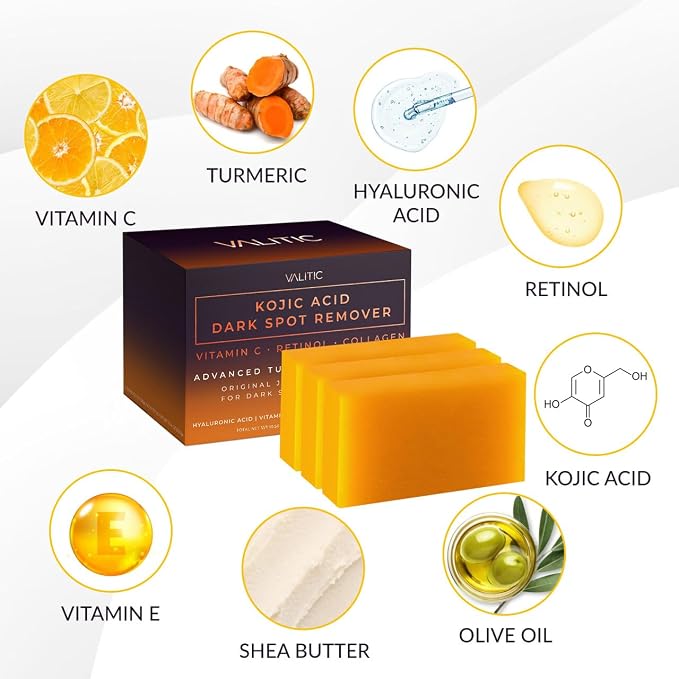 Valitic Unisex Dark Spot Corrector Bar, 100g - Image 5