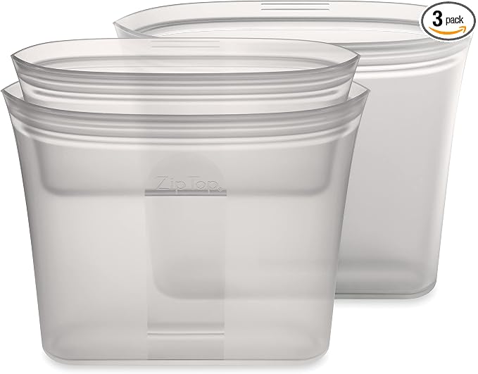 Zip Top Reusable Food Storage Bags | 3 Bag Set by ZipTop